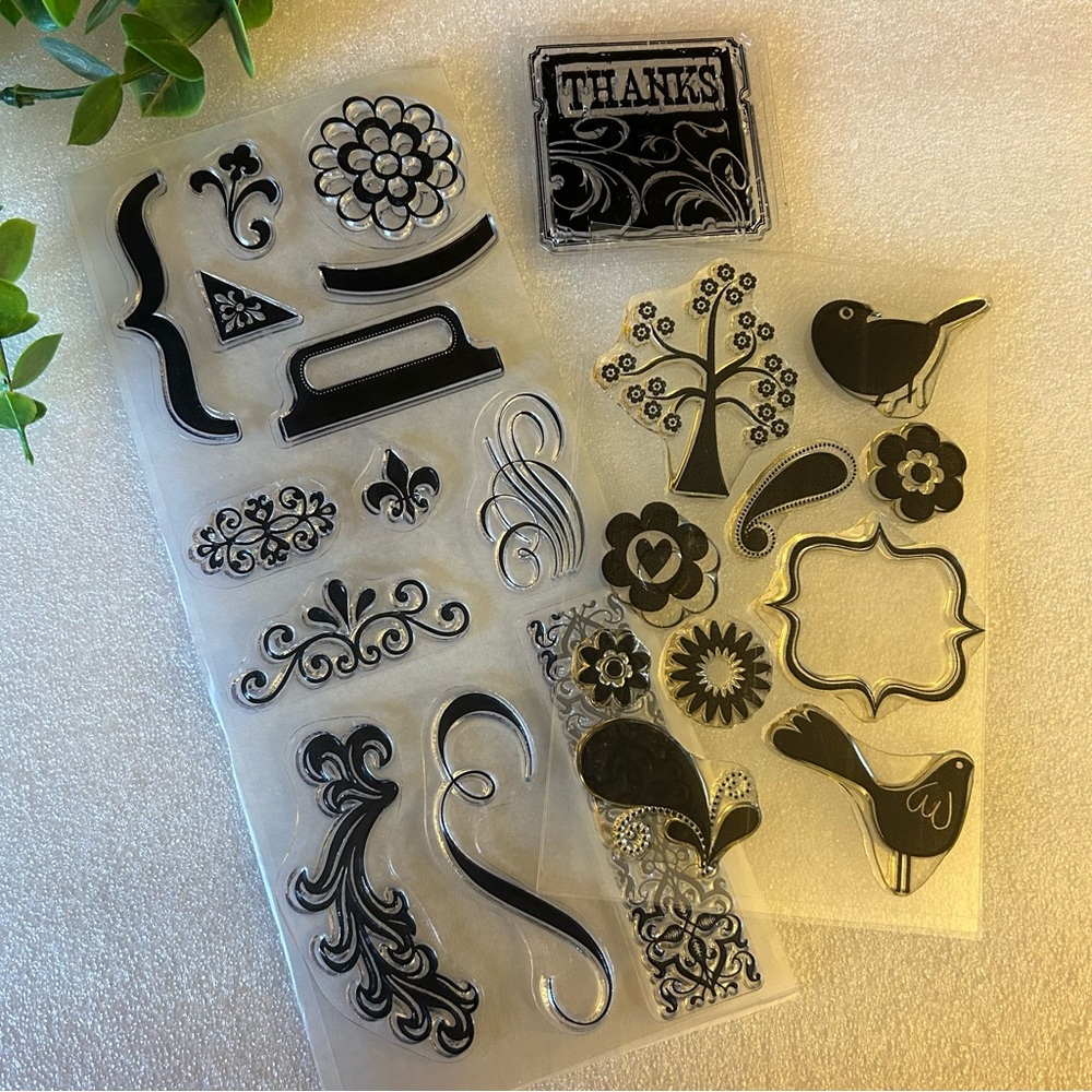 BRACKETS, TABS & MORE Clear Stamp Bundle